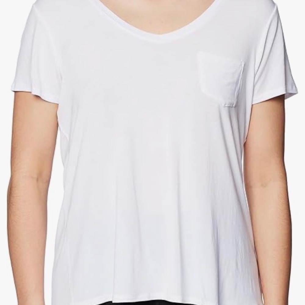 prana women's foundation short sleeve v neck top Size Large